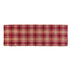 Red & Pink Plaid Natural Coir Double Doormat - JoeyRae