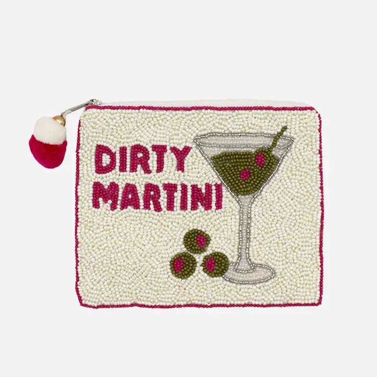 Dirty Martini Beaded Coin Pouch - JoeyRae