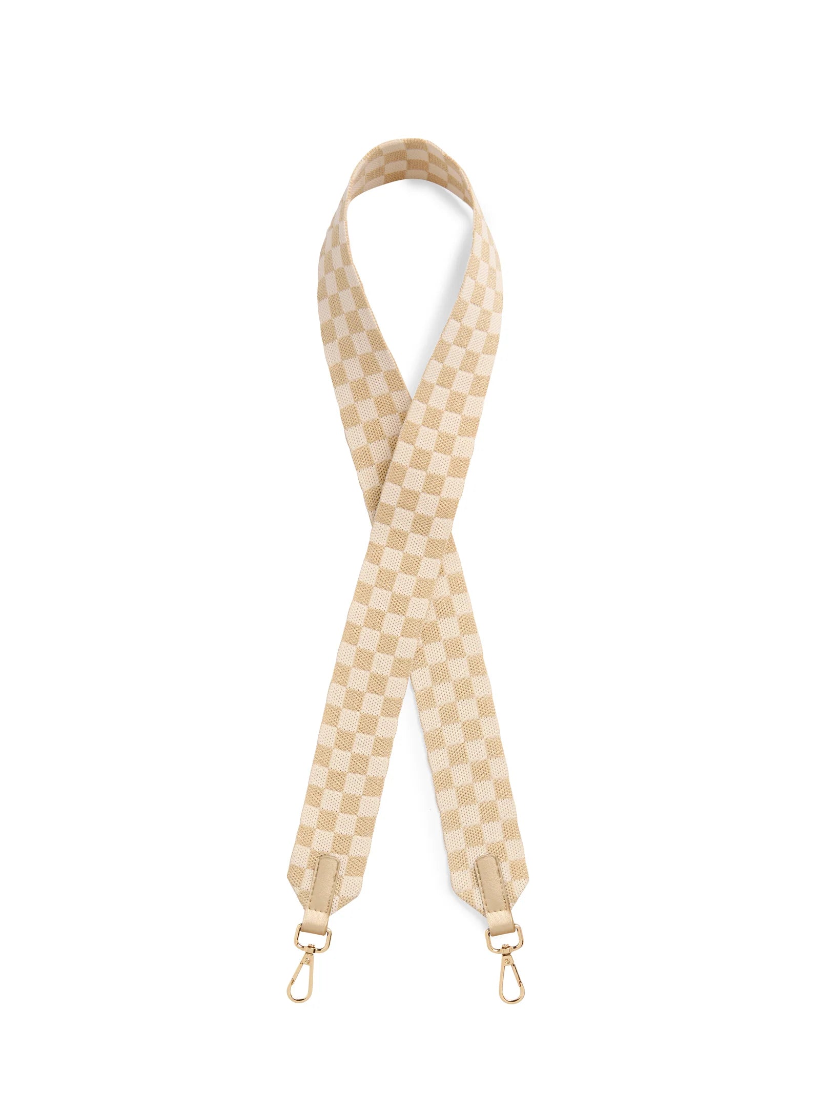 Gold Checkered Game Day Strap