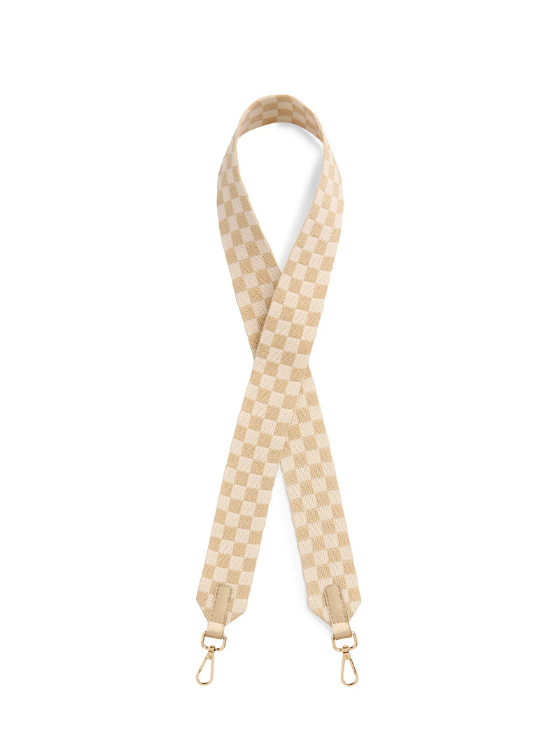 Gold Checkered Game Day Strap - JoeyRae