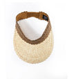 Two Tone Playa Straw Visor Cocoa/Natural
