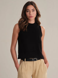 Demi High Crew Neck Tank - JoeyRae