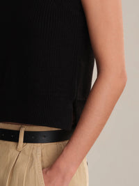 Demi High Crew Neck Tank - JoeyRae