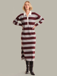 Rugby Stripe Maxi Dress