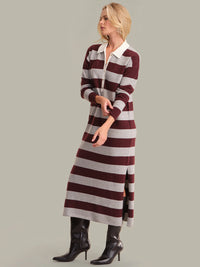 Rugby Stripe Maxi Dress
