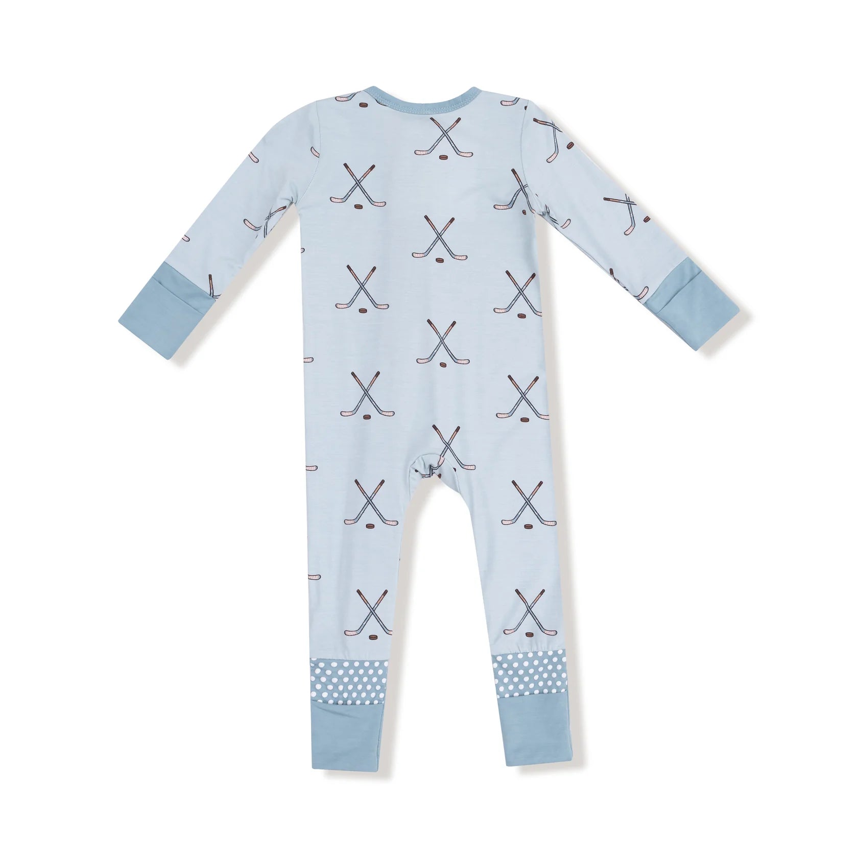 Hockey Stone Blue 2 Way Zipper Romper