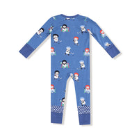 Snow Folks Ice Hockey 2 Way Zipper Romper