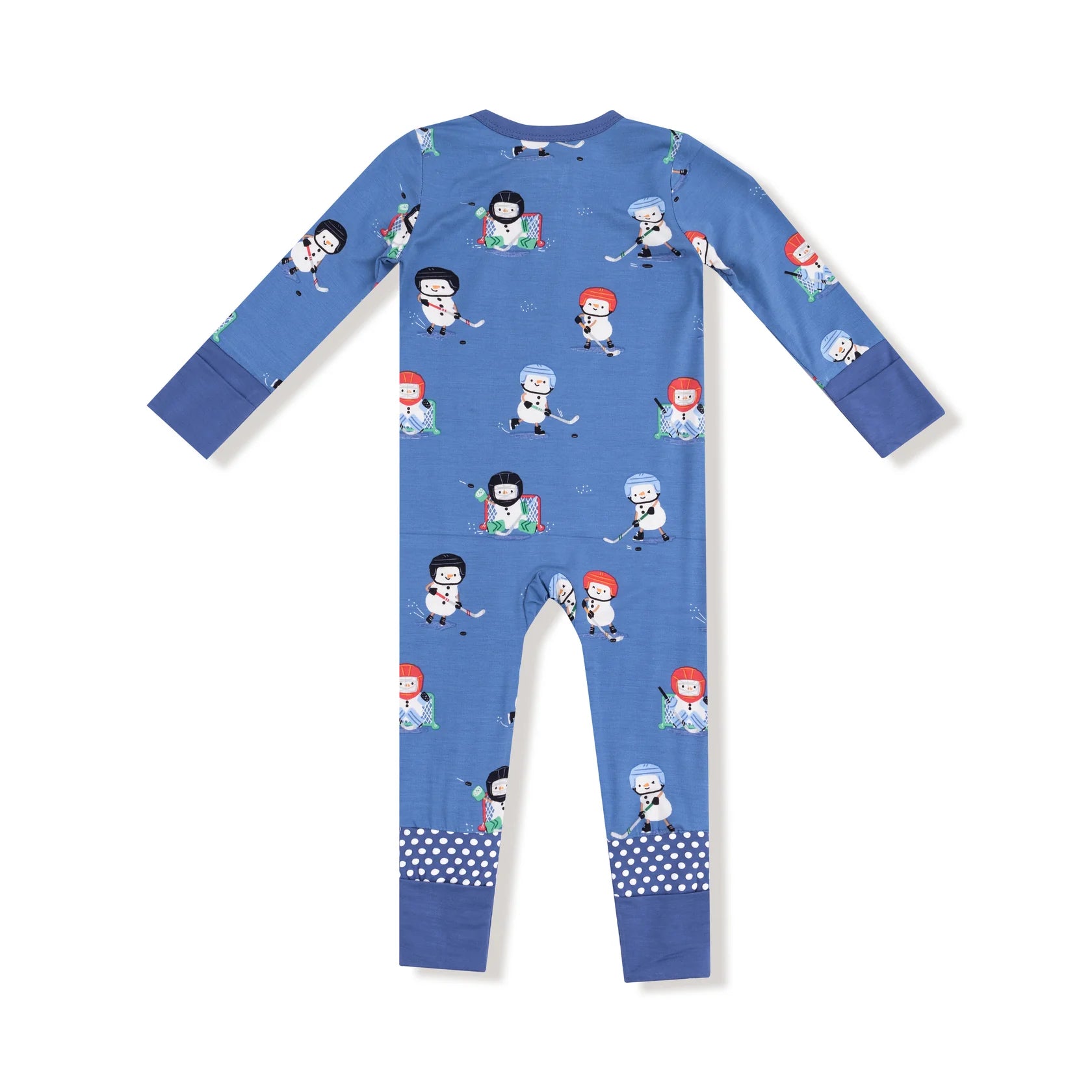 Snow Folks Ice Hockey 2 Way Zipper Romper