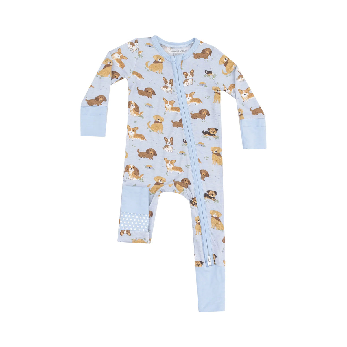 Best Friend Blue 2 Way Zipper Romper - JoeyRae