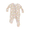 Zipper Ruffle Front Footie Bubbly Baby Calico - JoeyRae