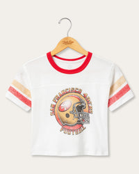 49ers Kids Stripe Ringer Tee