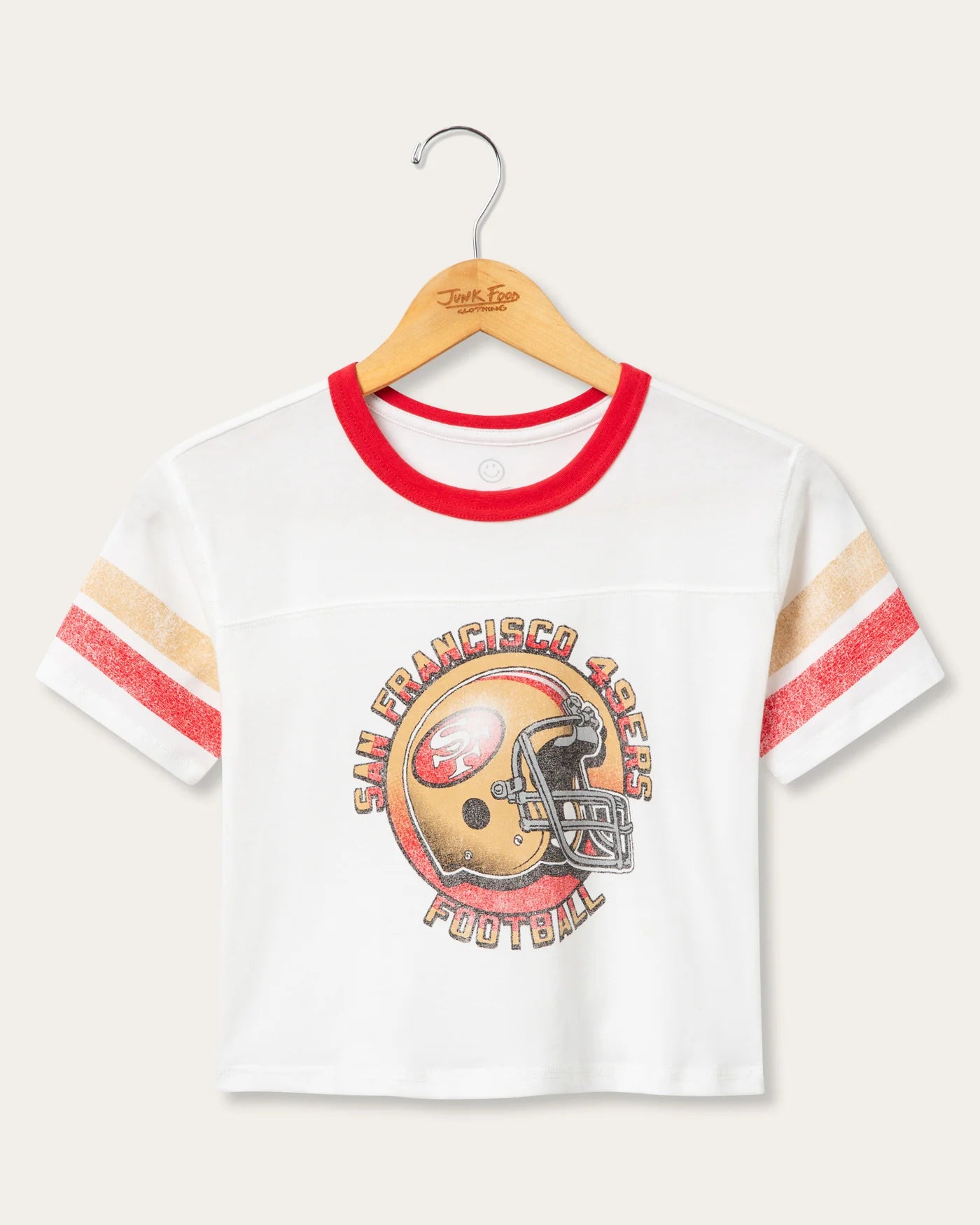 49ers Kids Stripe Ringer Tee