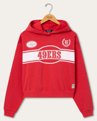 San Francisco 49ers Oversized Crop Hoodie