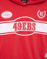 San Francisco 49ers Oversized Crop Hoodie