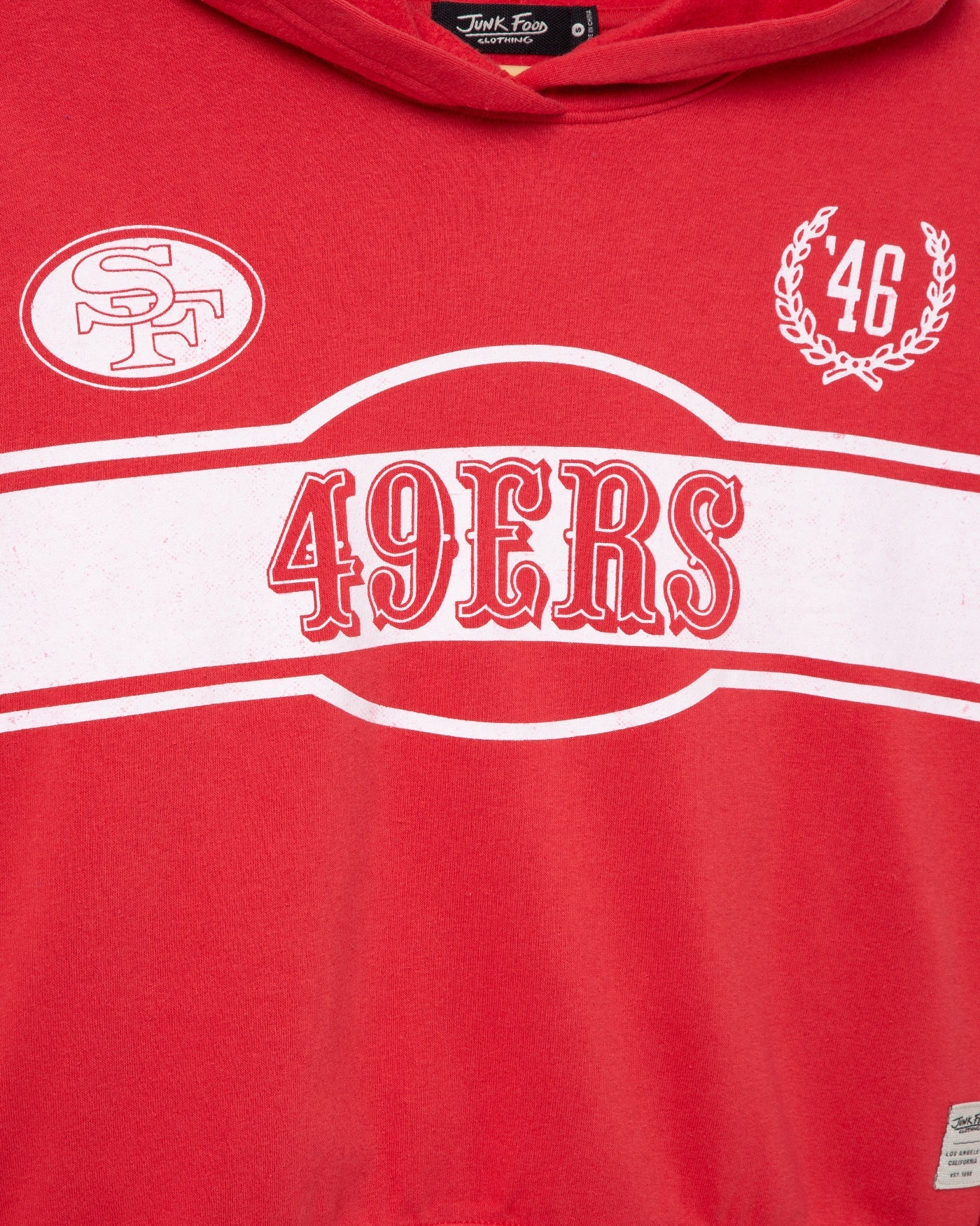 San Francisco 49ers Oversized Crop Hoodie