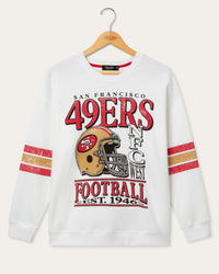 San Francisco 49ers Oversized Stripped Fleece