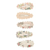 Scalloped Floral Mini Clic Clac Clips - JoeyRae