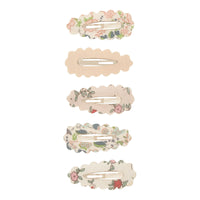 Scalloped Floral Mini Clic Clac Clips - JoeyRae