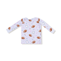 Lavender Touchdown Time Loungewear Set