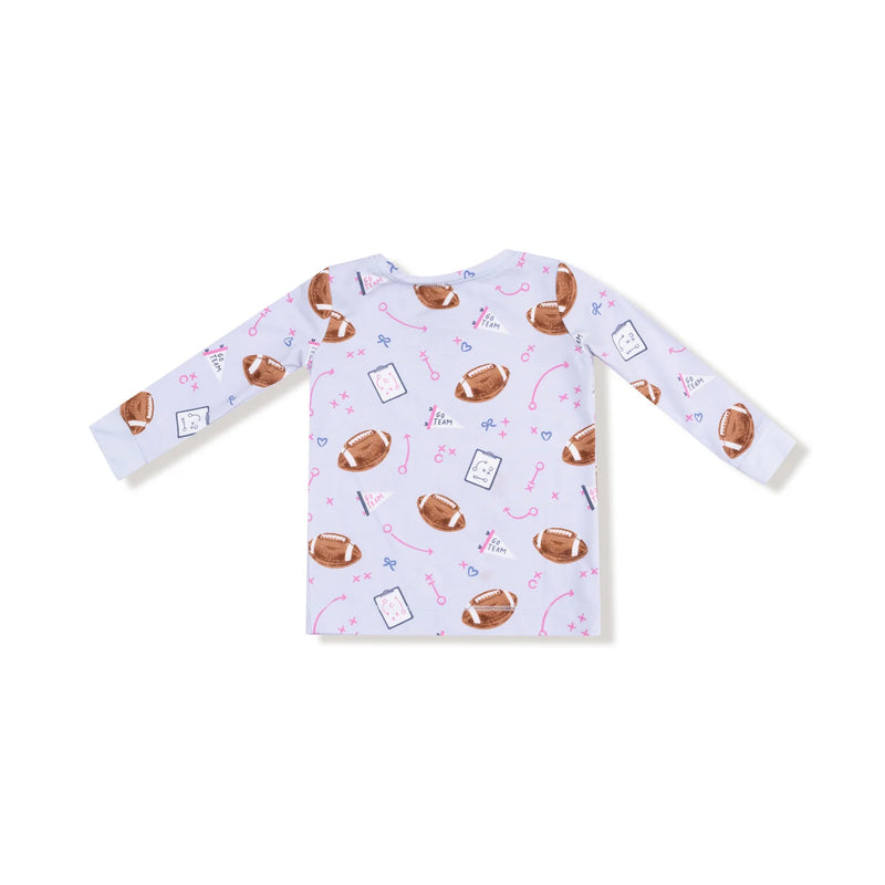 Lavender Touchdown Time Loungewear Set