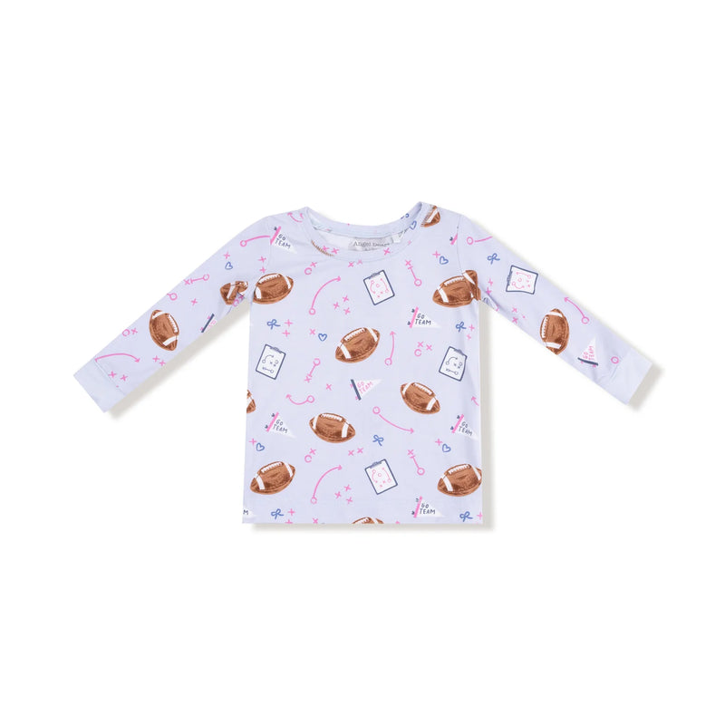 Lavender Touchdown Time Loungewear Set