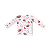 Red Touchdown Time Loungewear Set