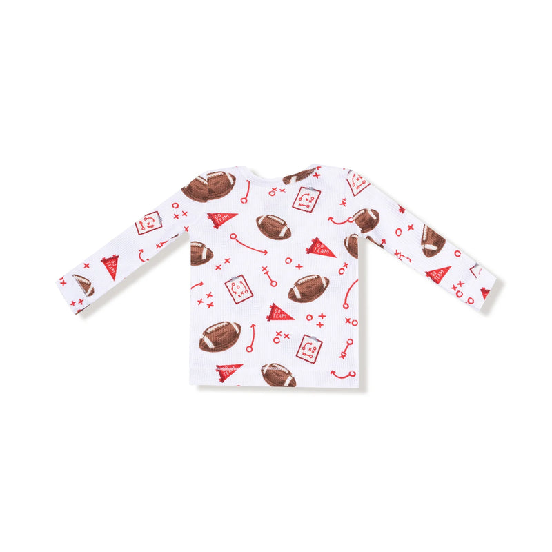 Red Touchdown Time Loungewear Set