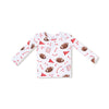 Red Touchdown Time Loungewear Set
