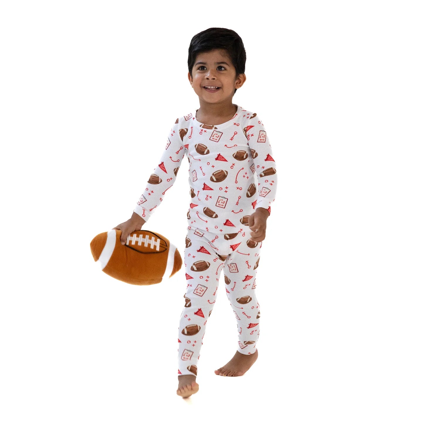 Red Touchdown Time Loungewear Set
