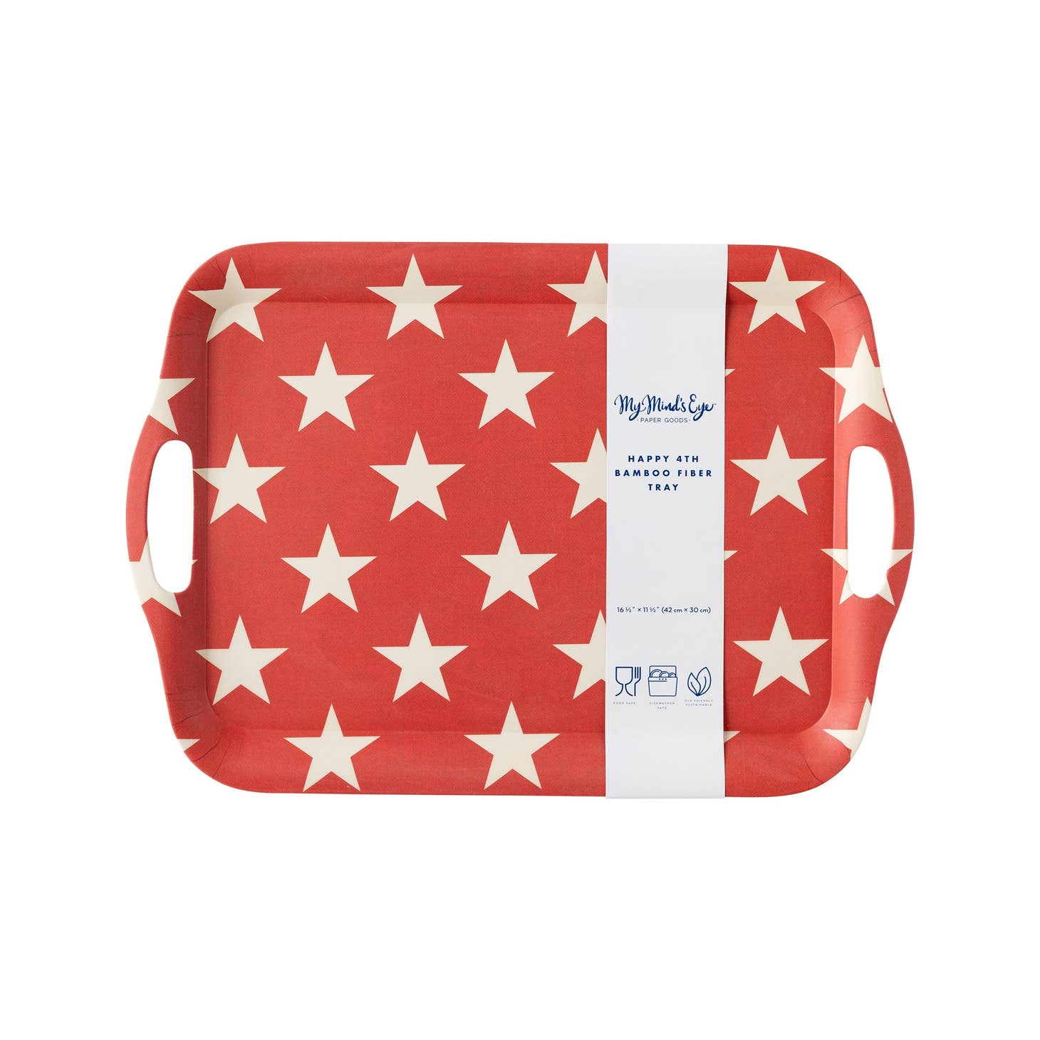Red Star Reusable Bamboo Tray - JoeyRae