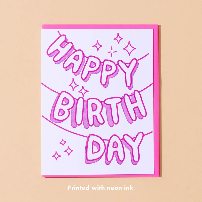Birthday Banner Card - JoeyRae