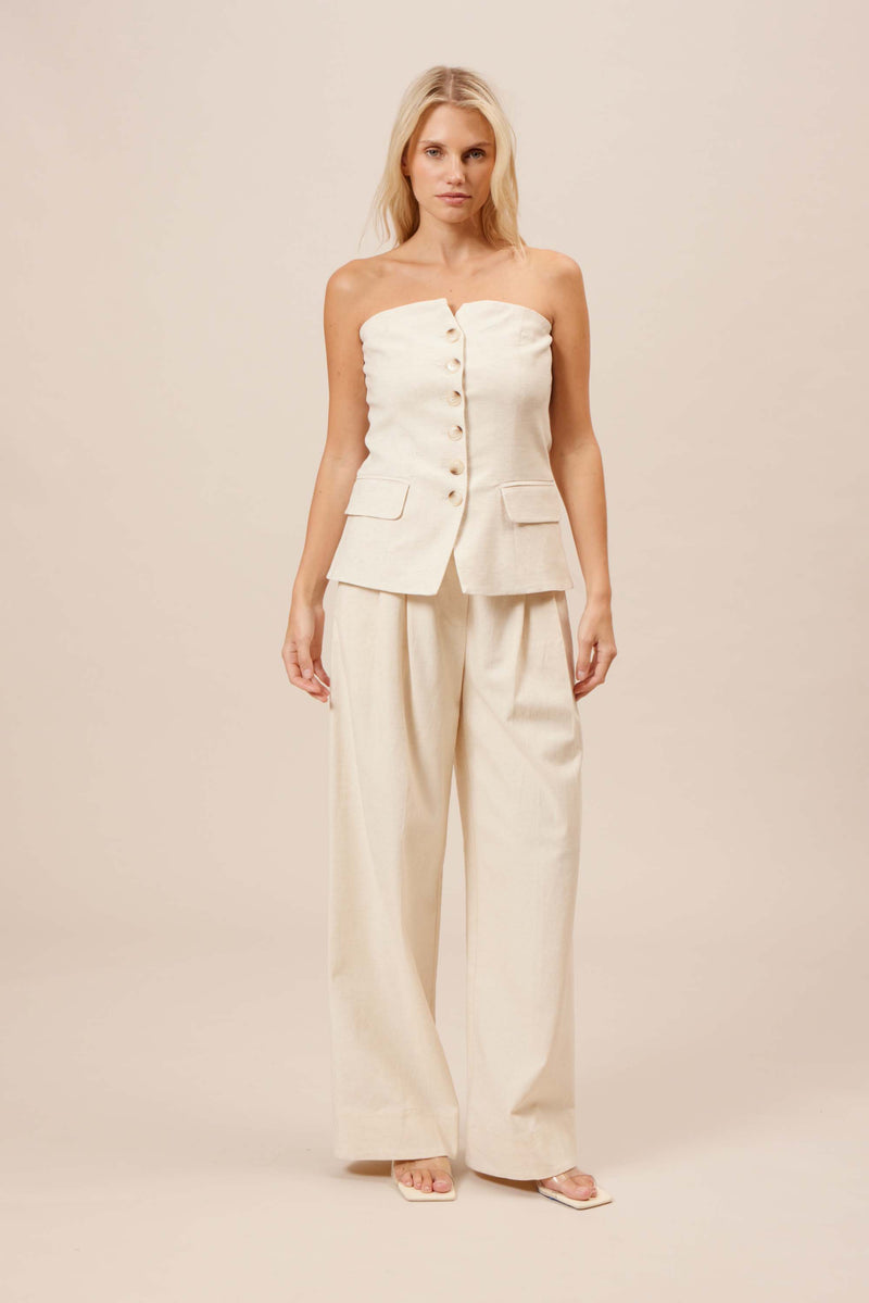 Marilyn Button Tube Top - JoeyRae