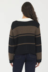 Woodland Stripe Collared Sweater - JoeyRae
