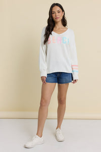 Multi Sorbet Beach Sweater - JoeyRae