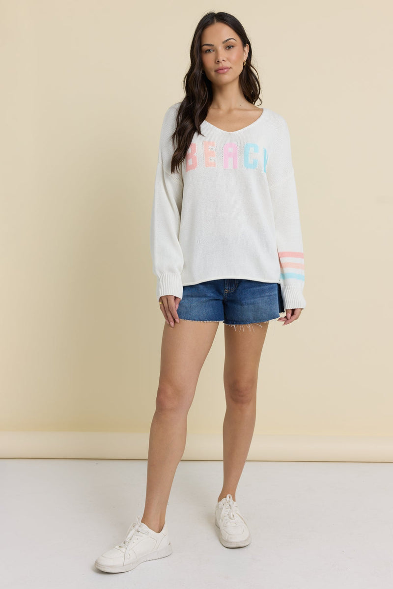 Multi Sorbet Beach Sweater - JoeyRae
