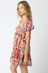 Nana Floral Babydoll Dress - JoeyRae
