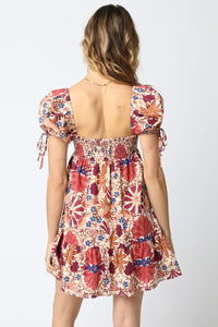 Nana Floral Babydoll Dress - JoeyRae