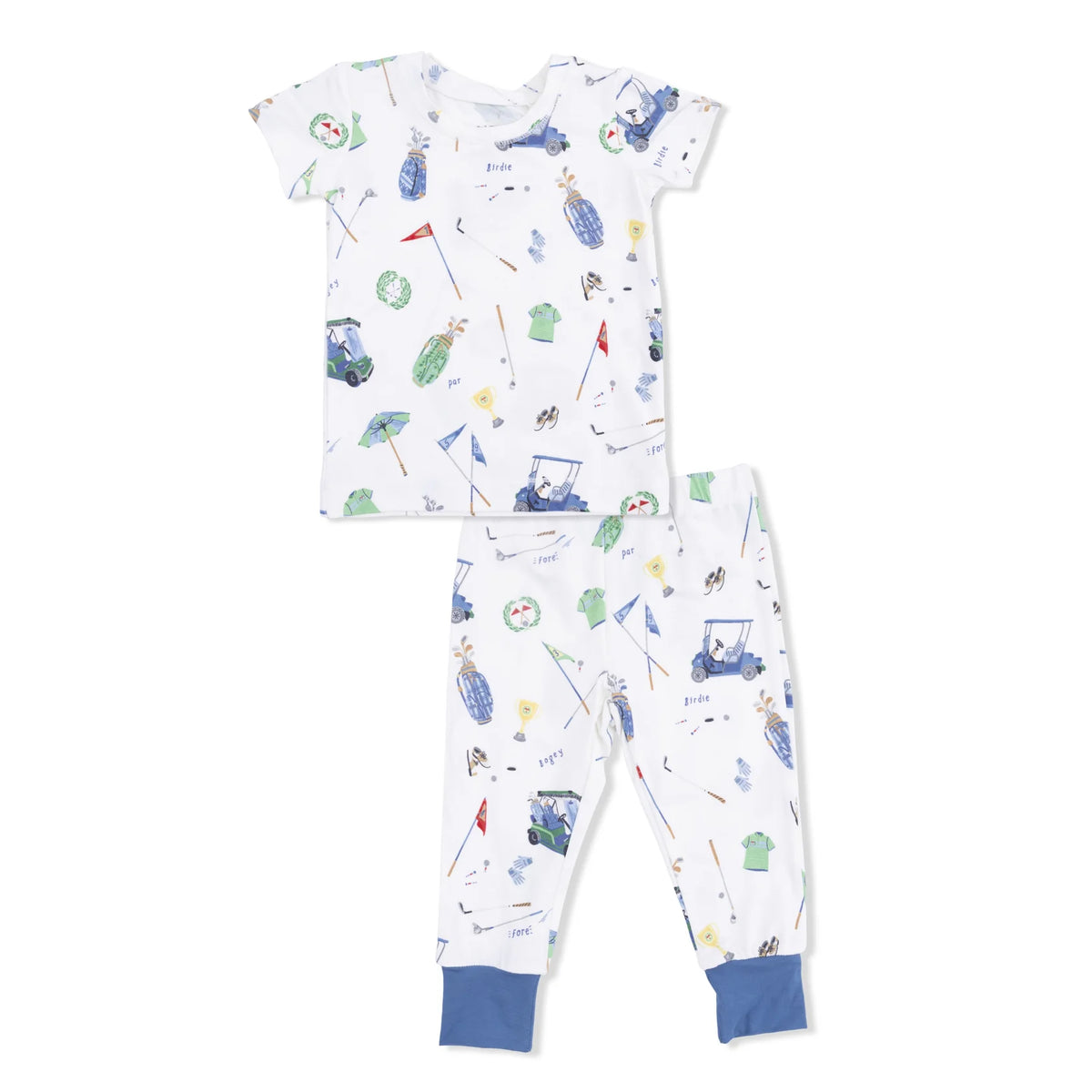 Golf Things Short Sleeve Loungewear Set - JoeyRae