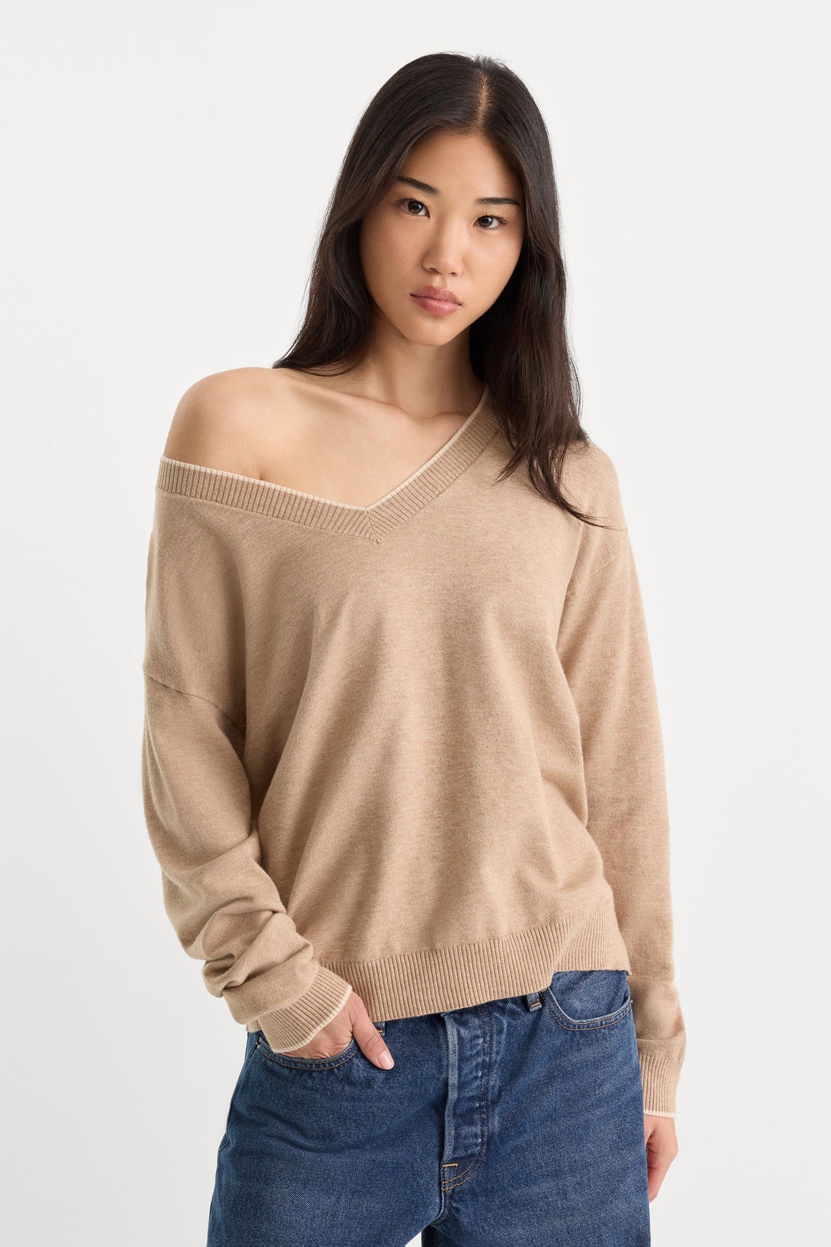 The Cozy V Neck Sweater
