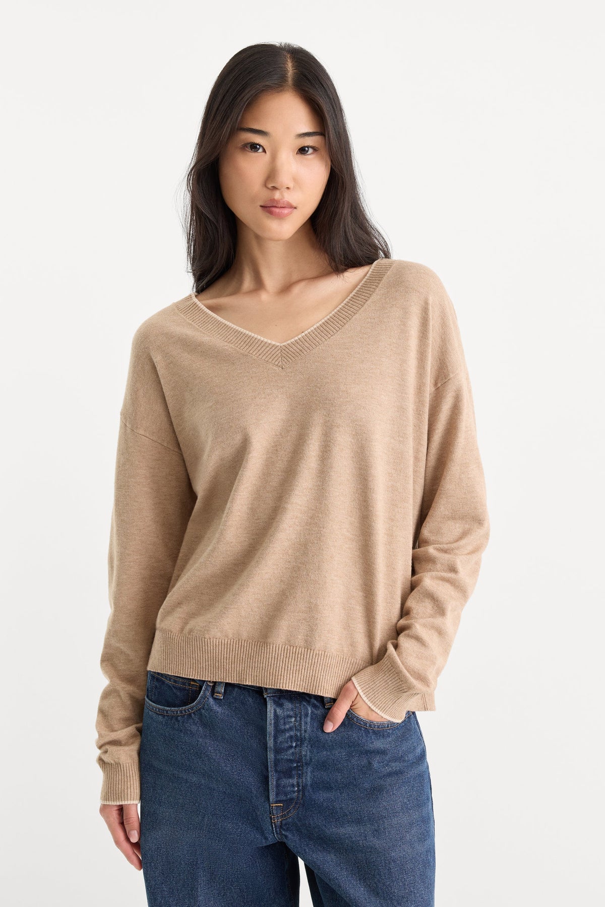 The Cozy V Neck Sweater