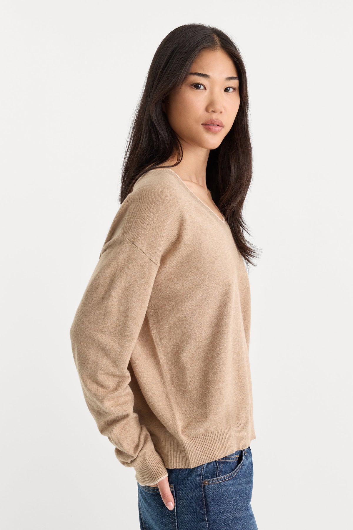 The Cozy V Neck Sweater