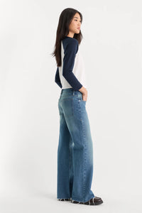 Vintage Low Loose Jeans Troubled Water