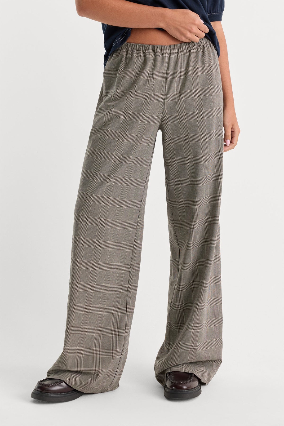 The Plaid Pull On Trouser