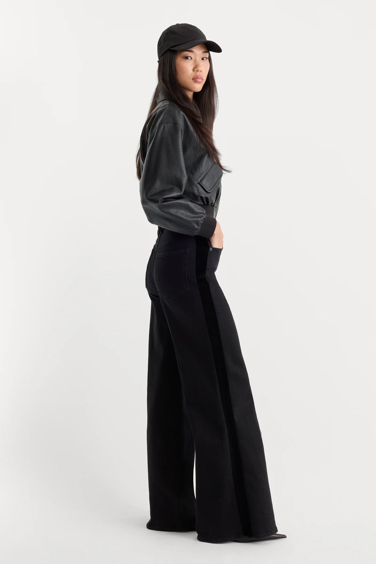 Good Waist Palazzo Jeans - JoeyRae