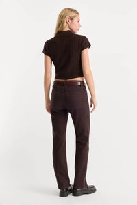 Vintage Straight Jeans Espresso - JoeyRae