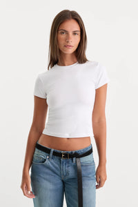 The Baby Tee White - JoeyRae