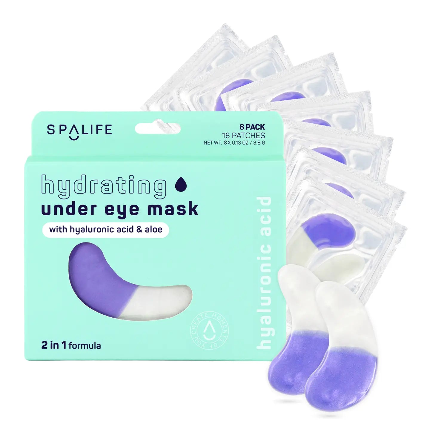 Hydrating Eye Patches Hyaluronic Acid & Aloe - JoeyRae