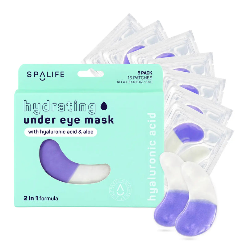 Hydrating Eye Patches Hyaluronic Acid & Aloe - JoeyRae