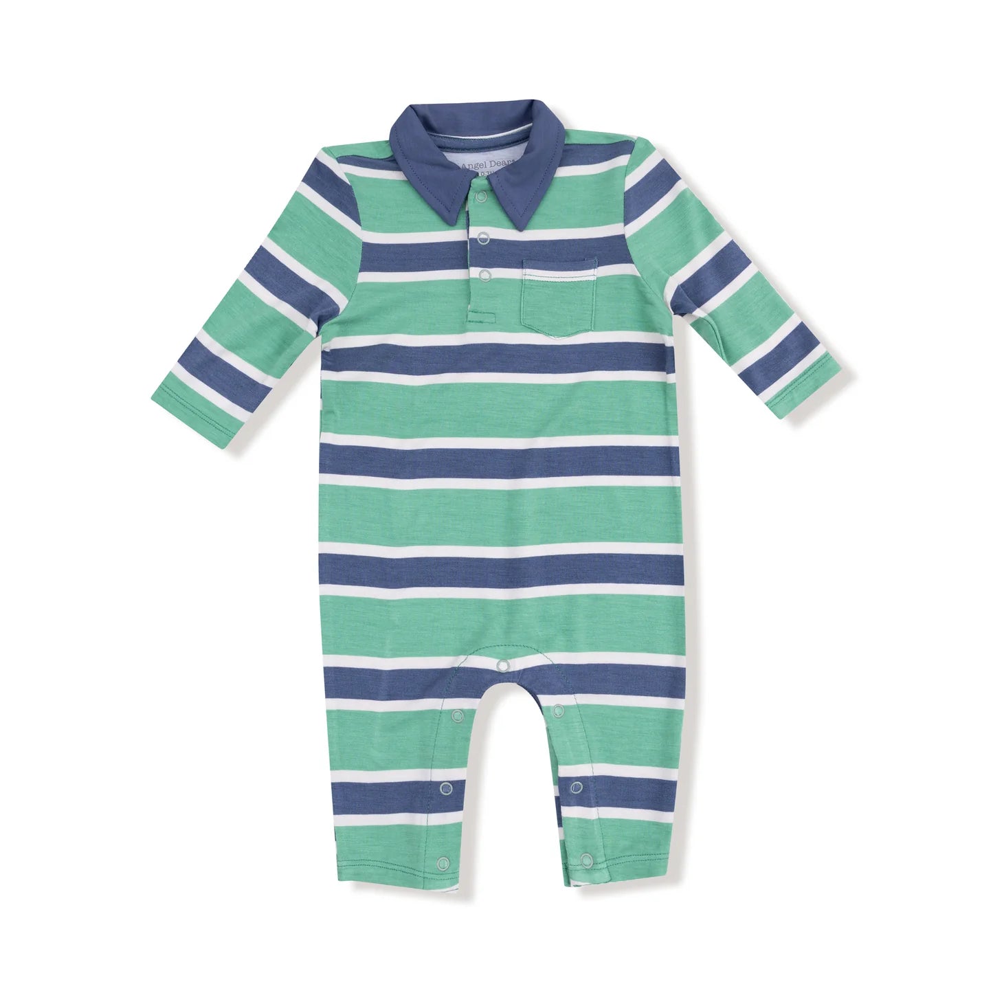 Rugby Stripe Polo Romper