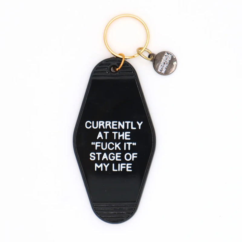 F It Stage of Life Motel Keychain - JoeyRae